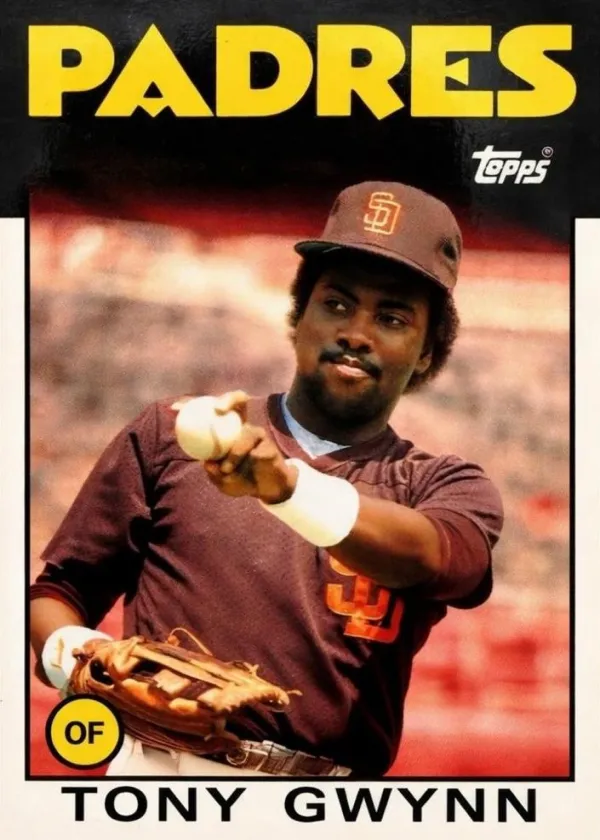 Tony Gwynn 1986 Topps Baseball Tiffany #10