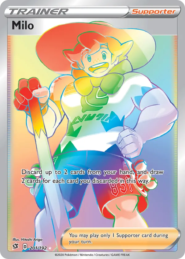 Milo Pokémon Rebel Clash #201 Holo