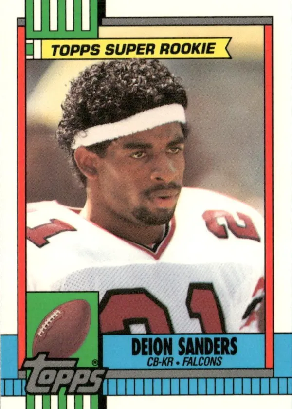 Deion Sanders 1990 Topps Football Tiffany #469