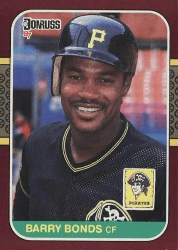 Barry Bonds 1987 Donruss Opening Day Baseball Error Johnny Ray #163