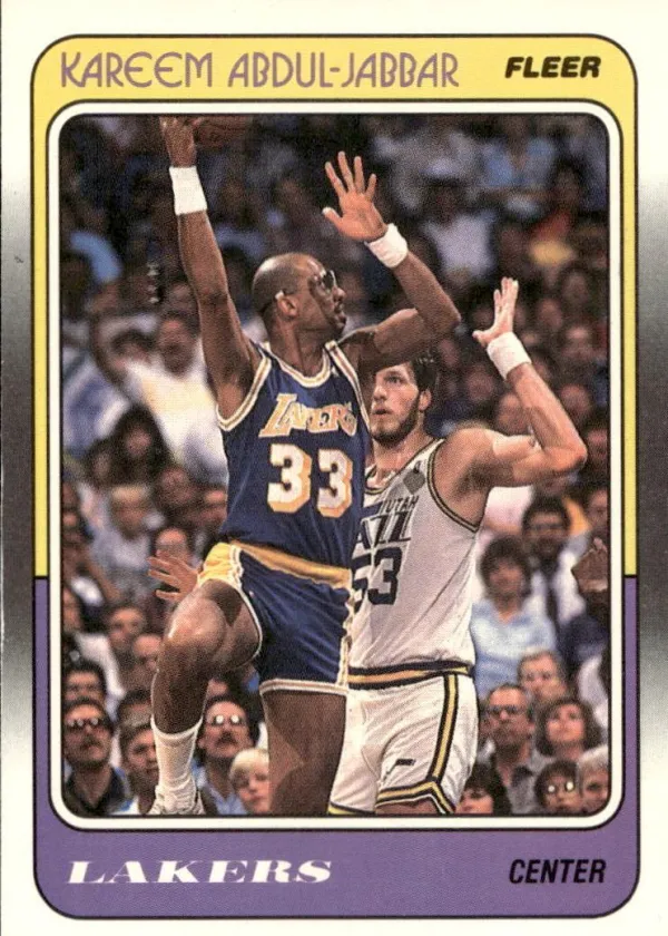 Kareem Abdul-Jabbar 1988 Fleer Basketball #64