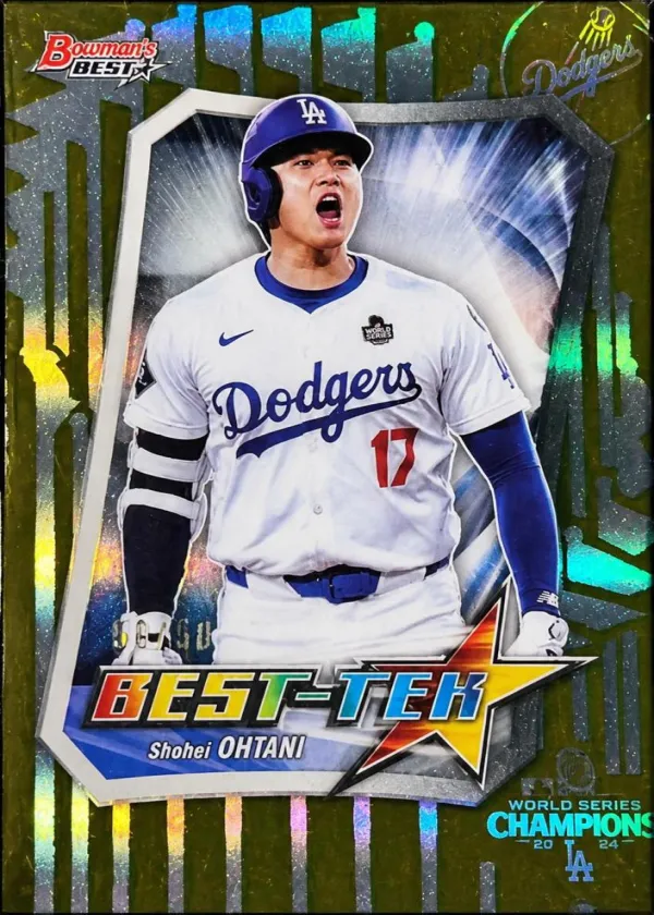 Shohei Ohtani 2025 Bowman's Best Tek Baseball Gold #BT-28