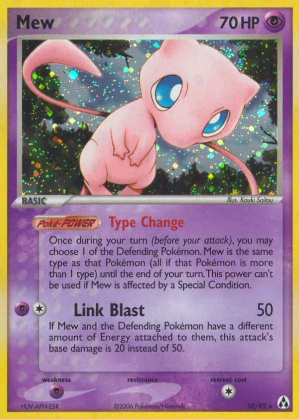 Mew Pokémon Legend Maker #10 Reverse Holo