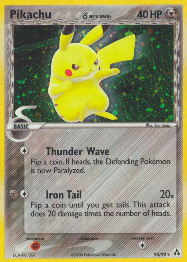 Pikachu δ Pokémon Legend Maker #93 Holo