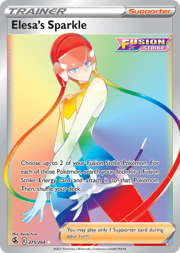 Elesa's Sparkle Pokémon Fusion Strike #275 Holo