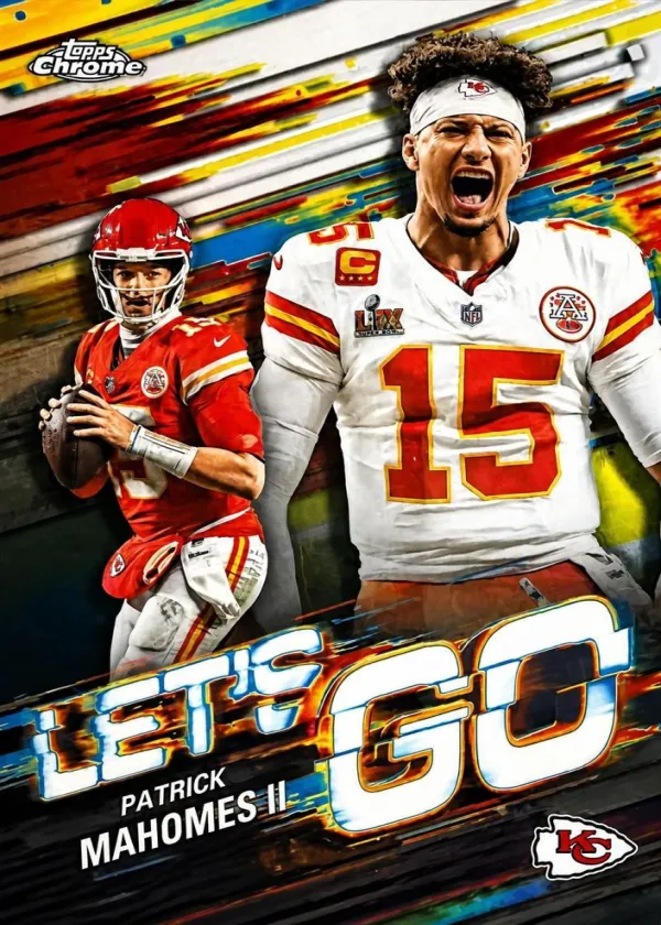 Patrick Mahomes II 2025 Topps Chrome Let's Go Football #LG-5