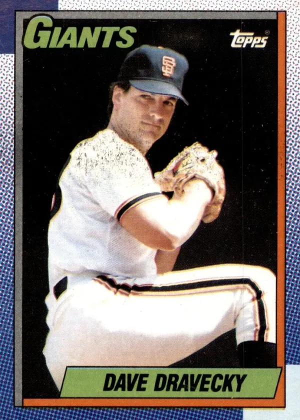 Dave Dravecky 1990 Topps Baseball #124