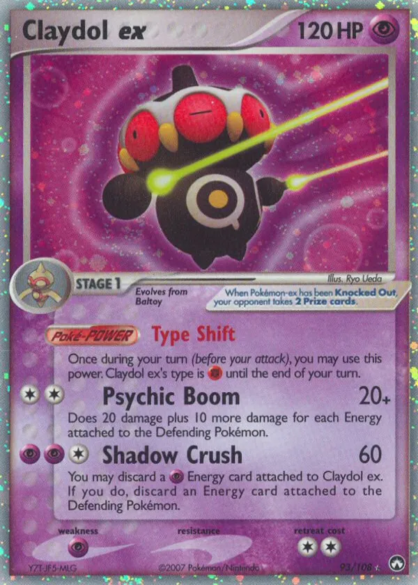 Claydol ex Pokémon Power Keepers #93 Holo