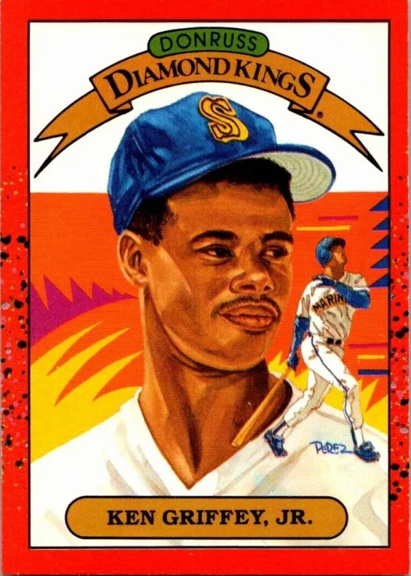 Ken Griffey Jr. 1989 Donruss Diamond Kings Baseball #4