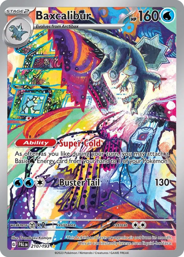 Baxcalibur Pokémon Paldea Evolved #210 Holo