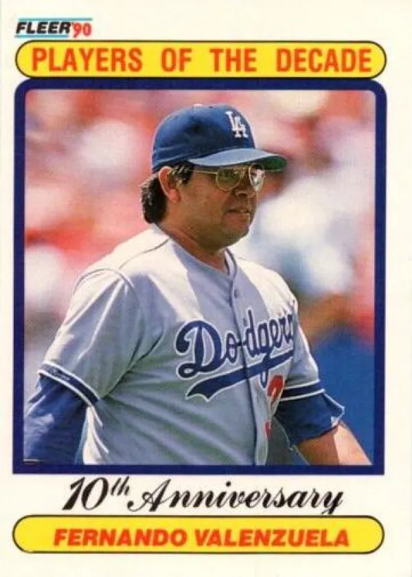 Fernando Valenzuela 1990 Fleer Player Of The Decade Baseball #622