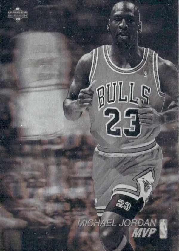Michael Jordan 1991 Upper Deck Award Winner Holograms Basketball #AW4