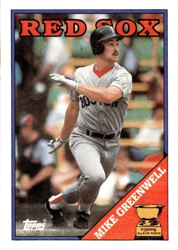 Mike Greenwell 1988 Topps Baseball #493