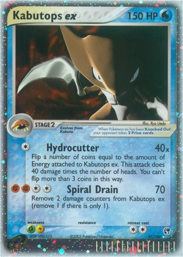 Kabutops ex Pokémon Sandstorm #97 Holo