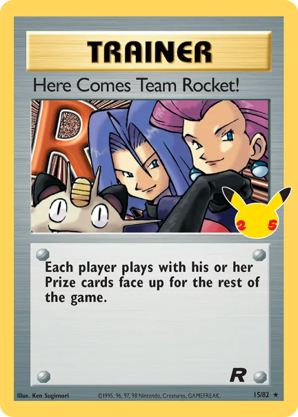 Here Comes Team Rocket! Pokémon Celebrations: Classic Collection #15 Holo