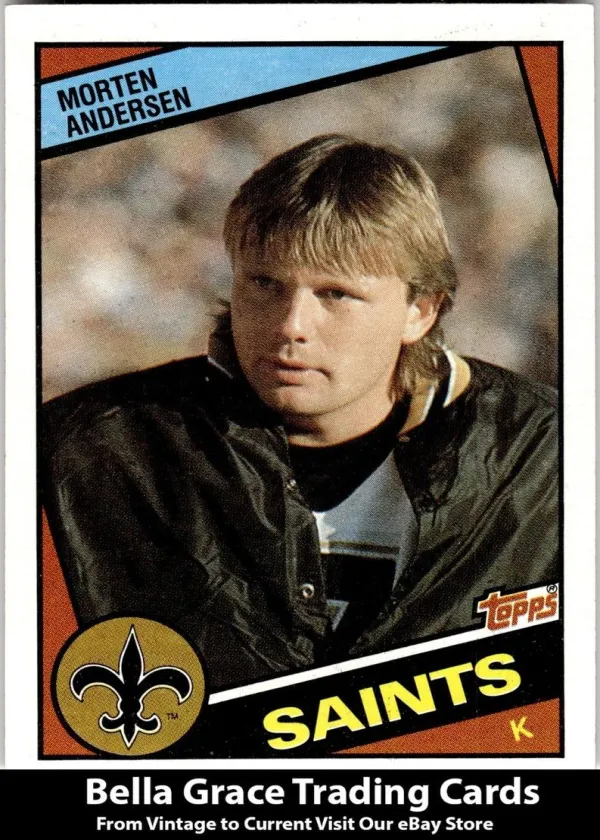 Morten Andersen 1984 Topps Football #300