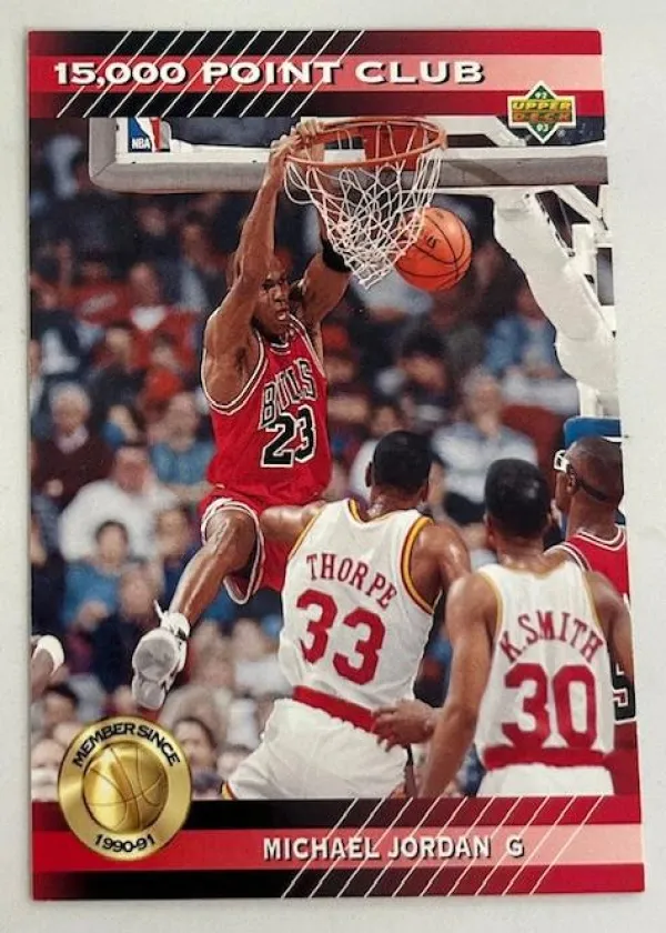 Michael Jordan 1992 Upper Deck 15,000 Point Club Basketball #PC4