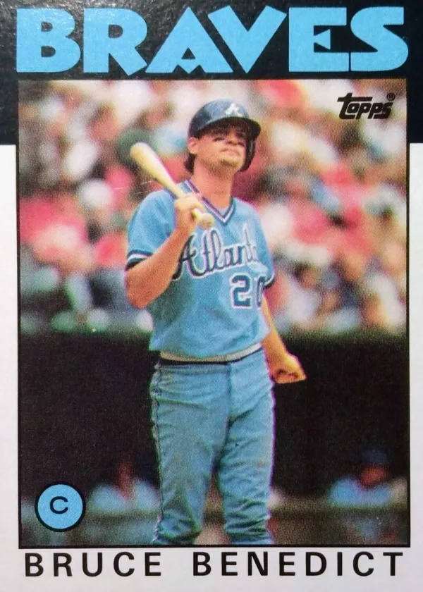 Bruce Benedict 1986 Topps Baseball #78
