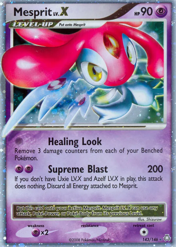 Mesprit LV.X Pokémon Legends Awakened #143 Holo