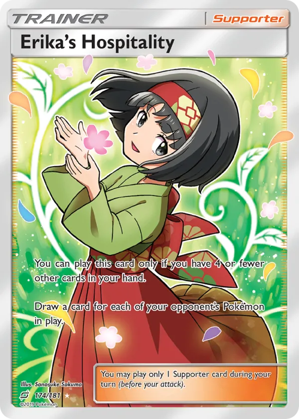 Erika's Hospitality Pokémon Team Up #174 Holo