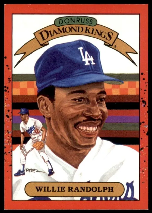 Willie Randolph 1990 Donruss Diamond Kings Baseball #19