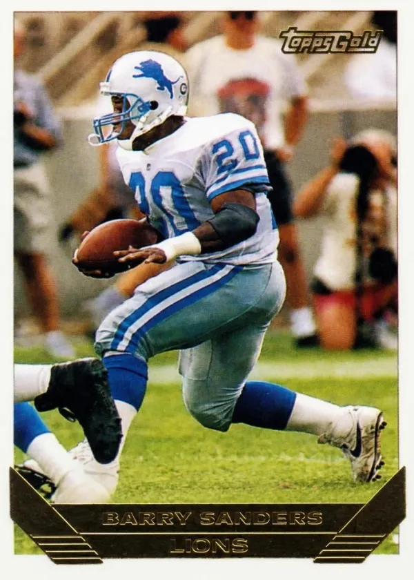 Barry Sanders 1993 Topps Baseball Gold #190