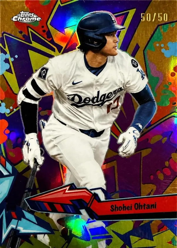 Shohei Ohtani 2026 Topps Chrome Wild Style Baseball Gold Refractor #WST-1