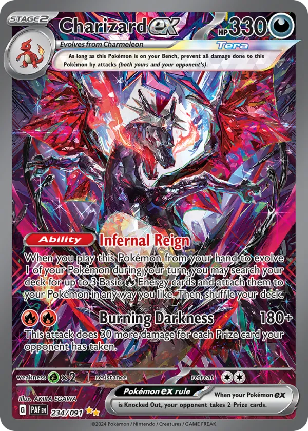 Charizard ex Pokémon Paldean Fates #234 Holo