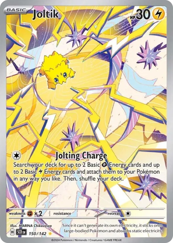 Joltik Pokémon Stellar Crown #150 Holo