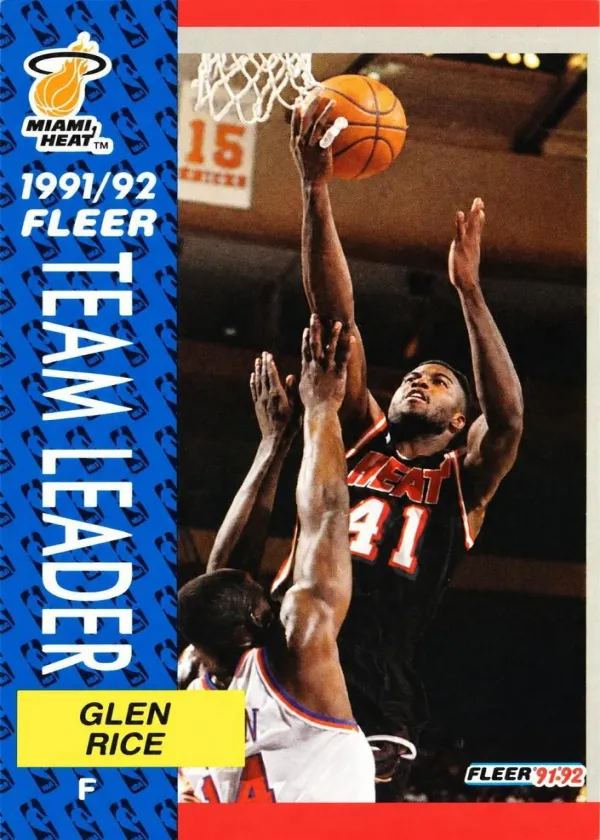 Glen Rice 1991 Fleer Basketball #385