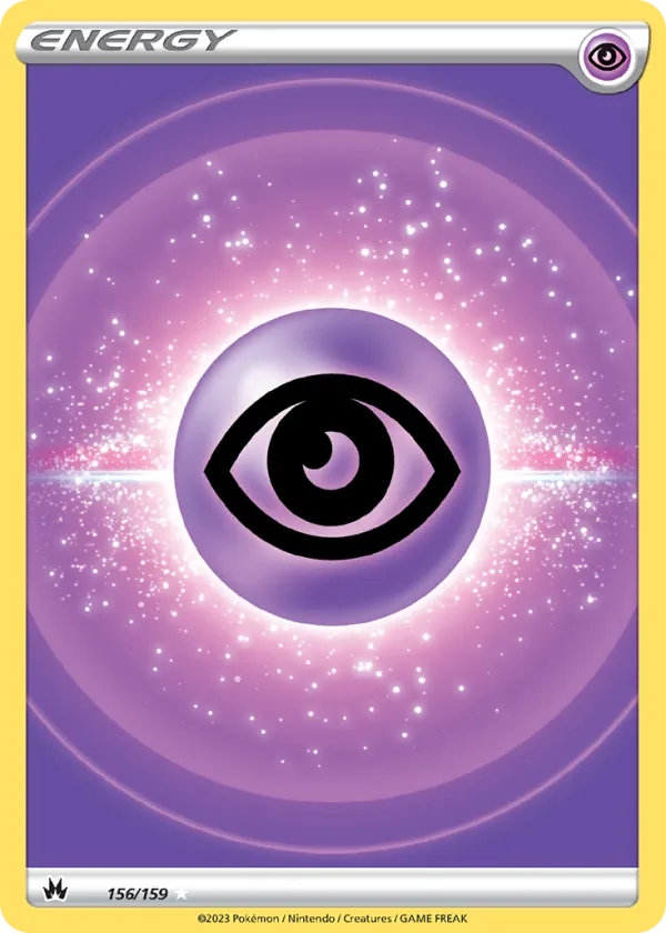 Psychic Energy Pokémon Crown Zenith #156 Holo