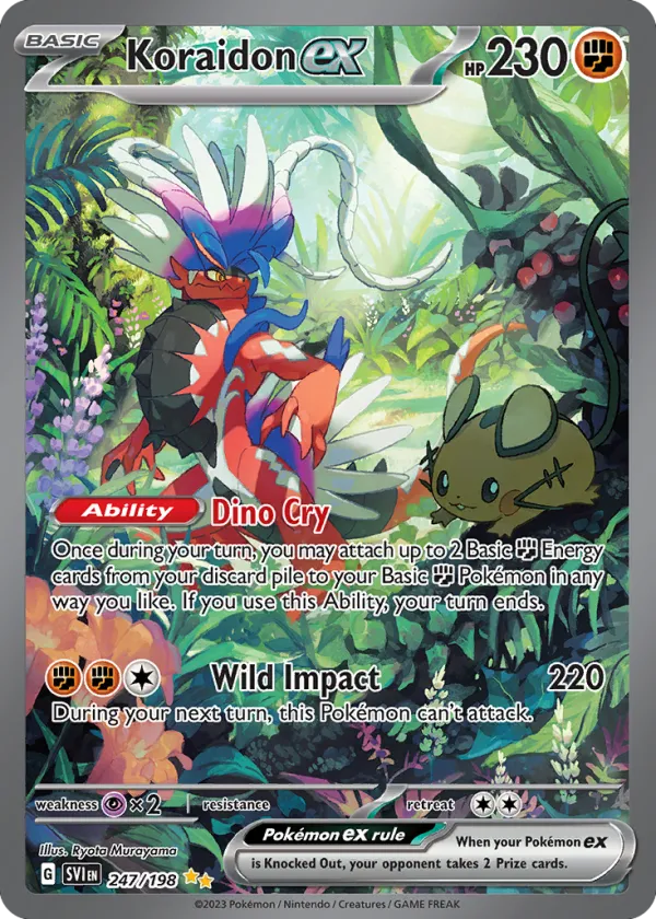 Koraidon ex Pokémon Scarlet & Violet #247 Holo