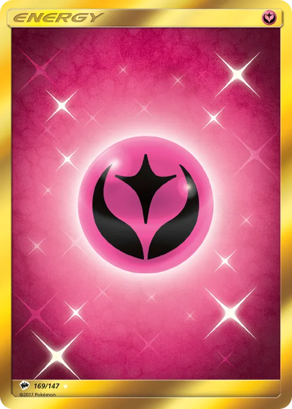 Fairy Energy Pokémon Burning Shadows #169 Holo