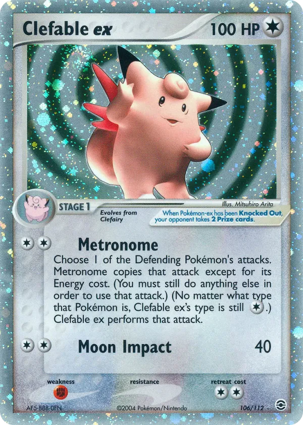 Clefable ex Pokémon FireRed & LeafGreen #106