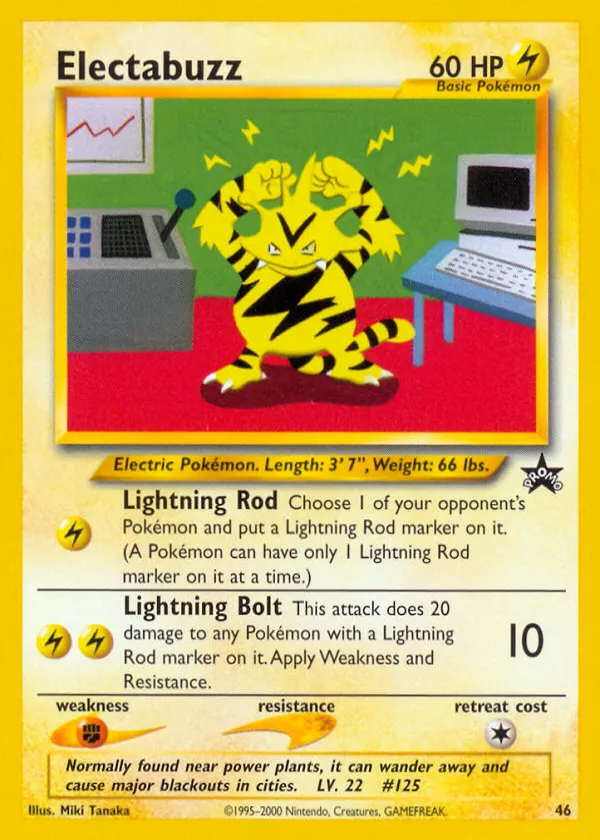 Electabuzz Pokémon Wizards Black Star Promos #46