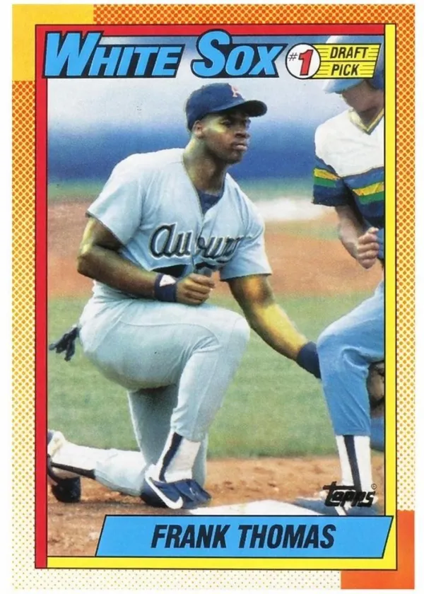 Frank Thomas 1990 Topps Baseball Error #414