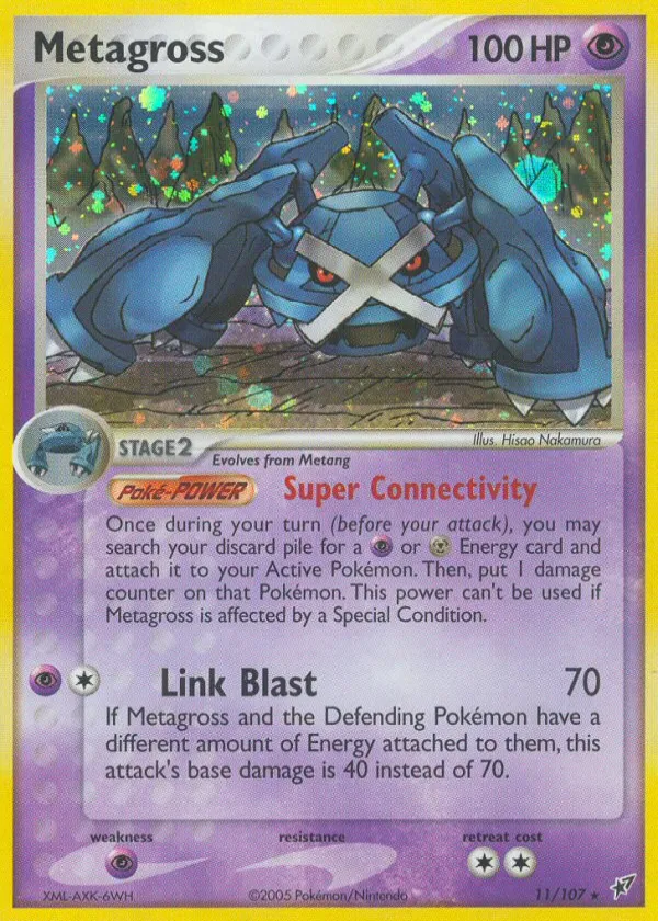 Metagross Pokémon Deoxys #11 Holo
