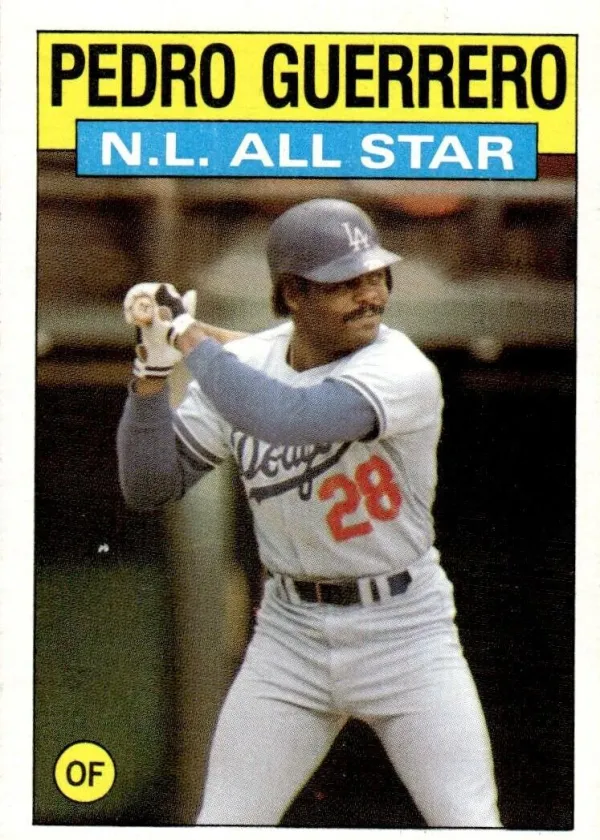 Pedro Guerrero 1986 Topps All-Star Baseball #706