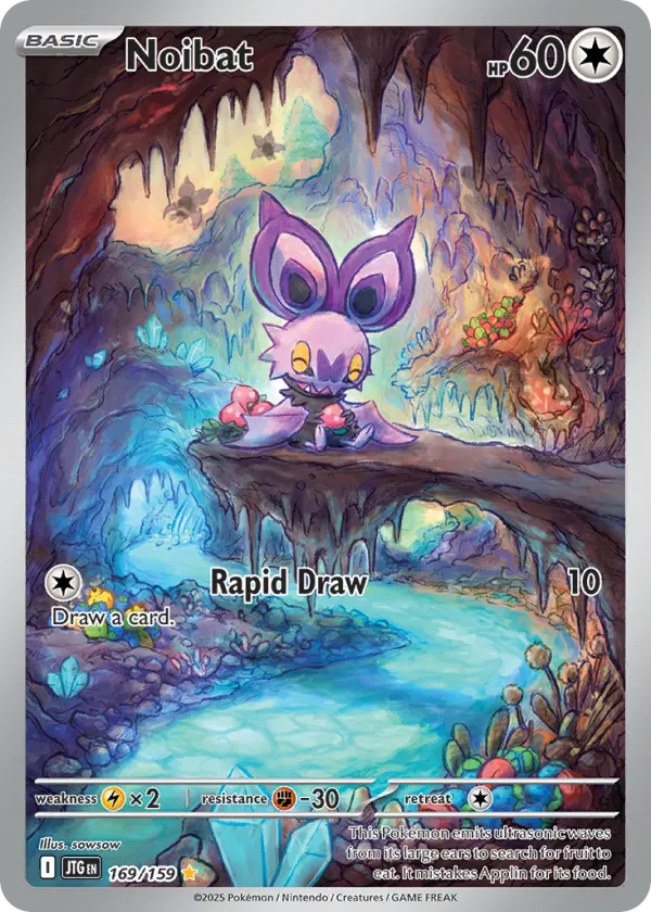 Noibat Pokémon Journey Together #169 Holo