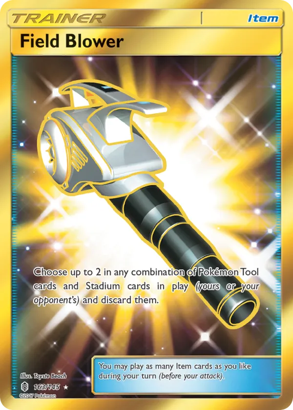 Field Blower Pokémon Guardians Rising #163 Holo