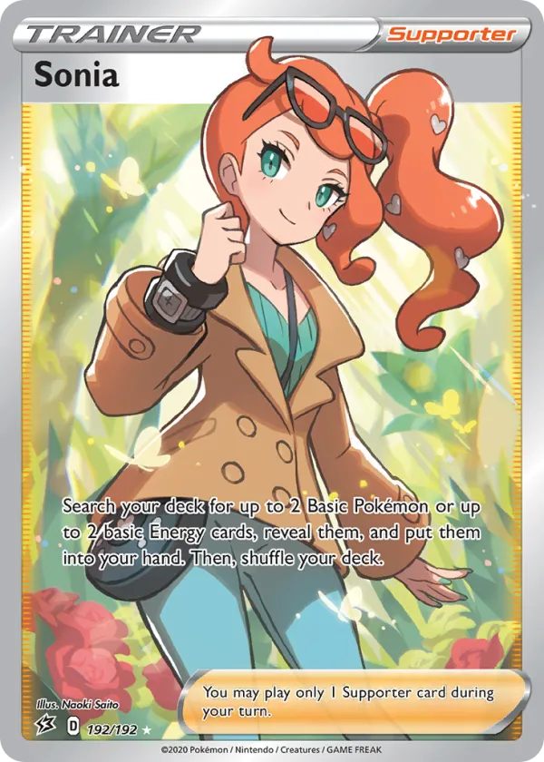 Sonia Pokémon Rebel Clash #192 Holo