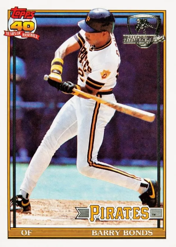 Barry Bonds 1991 Topps Desert Shield Baseball #570