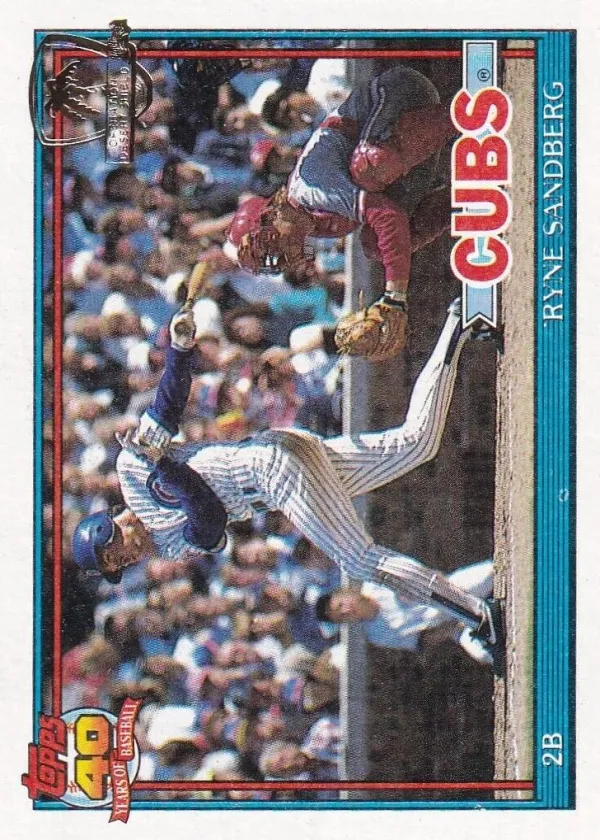 Ryne Sandberg 1991 Topps Desert Shield Baseball #740