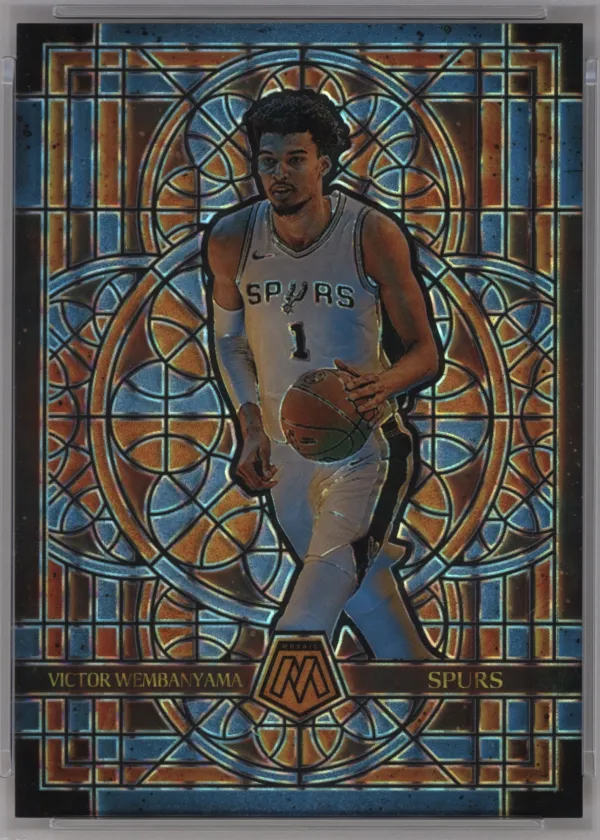Victor Wembanyama 2024 Panini Mosaic Stained Glass Basketball #21