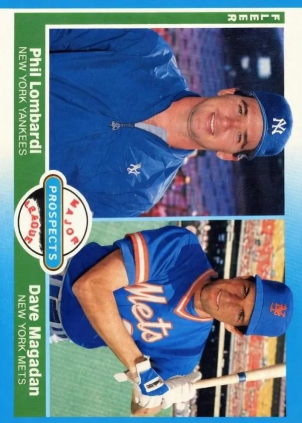 Phil Lombardi / Dave Magadan 1987 Fleer Major League Prospects Baseball #648