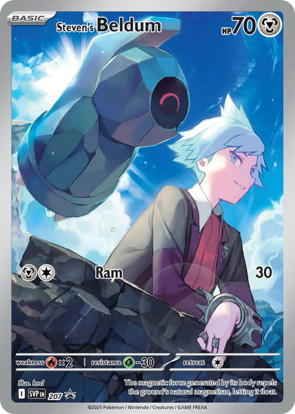 Steven's Beldum Pokémon Scarlet & Violet Black Star Promos #207 Holo