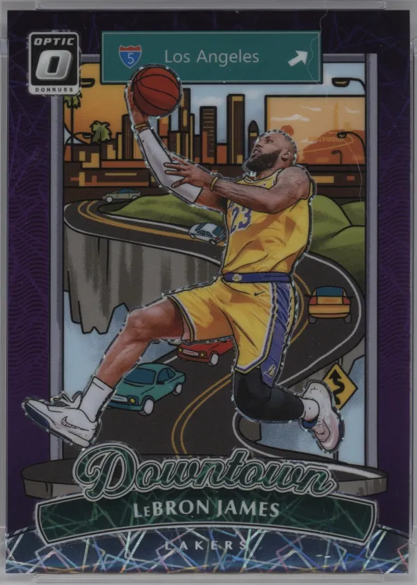 LeBron James 2024 Donruss Optic Downtown Basketball #2