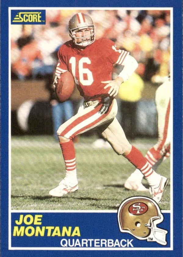 Joe Montana 1989 Score Football #1