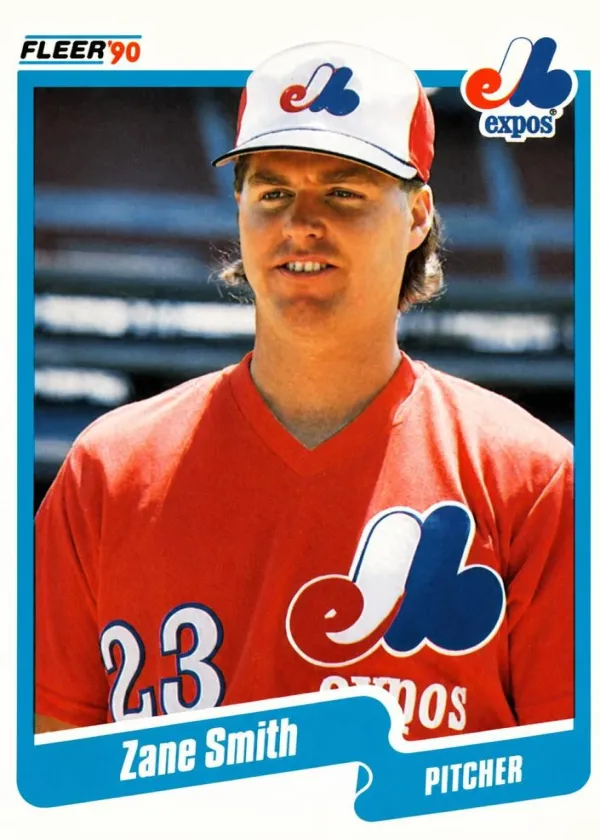 Zane Smith 1990 Fleer Baseball #362