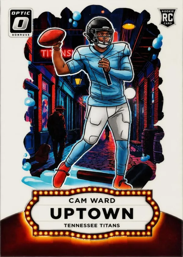 Cam Ward 2025 Donruss Optic Uptown Football White Pandora #6